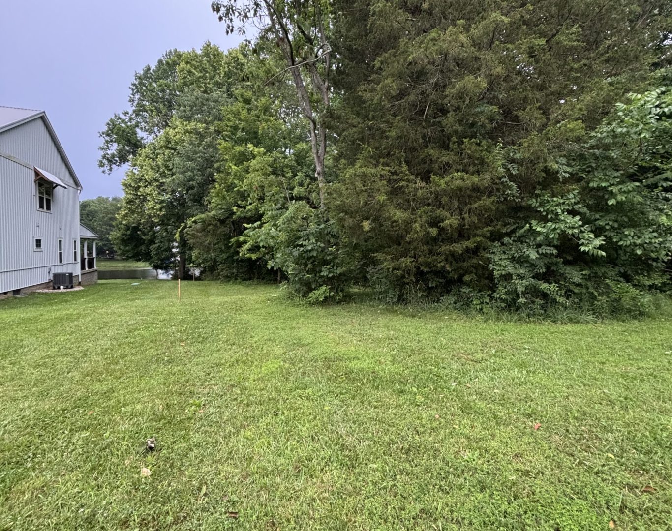 Land clearing in Anderson County KY project site